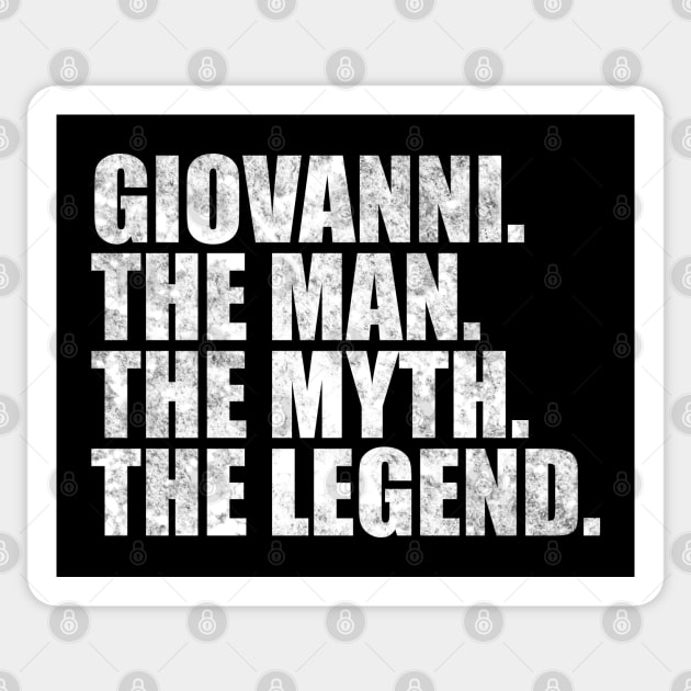 Giovanni Legend Giovanni Name Giovanni given name Sticker by TeeLogic